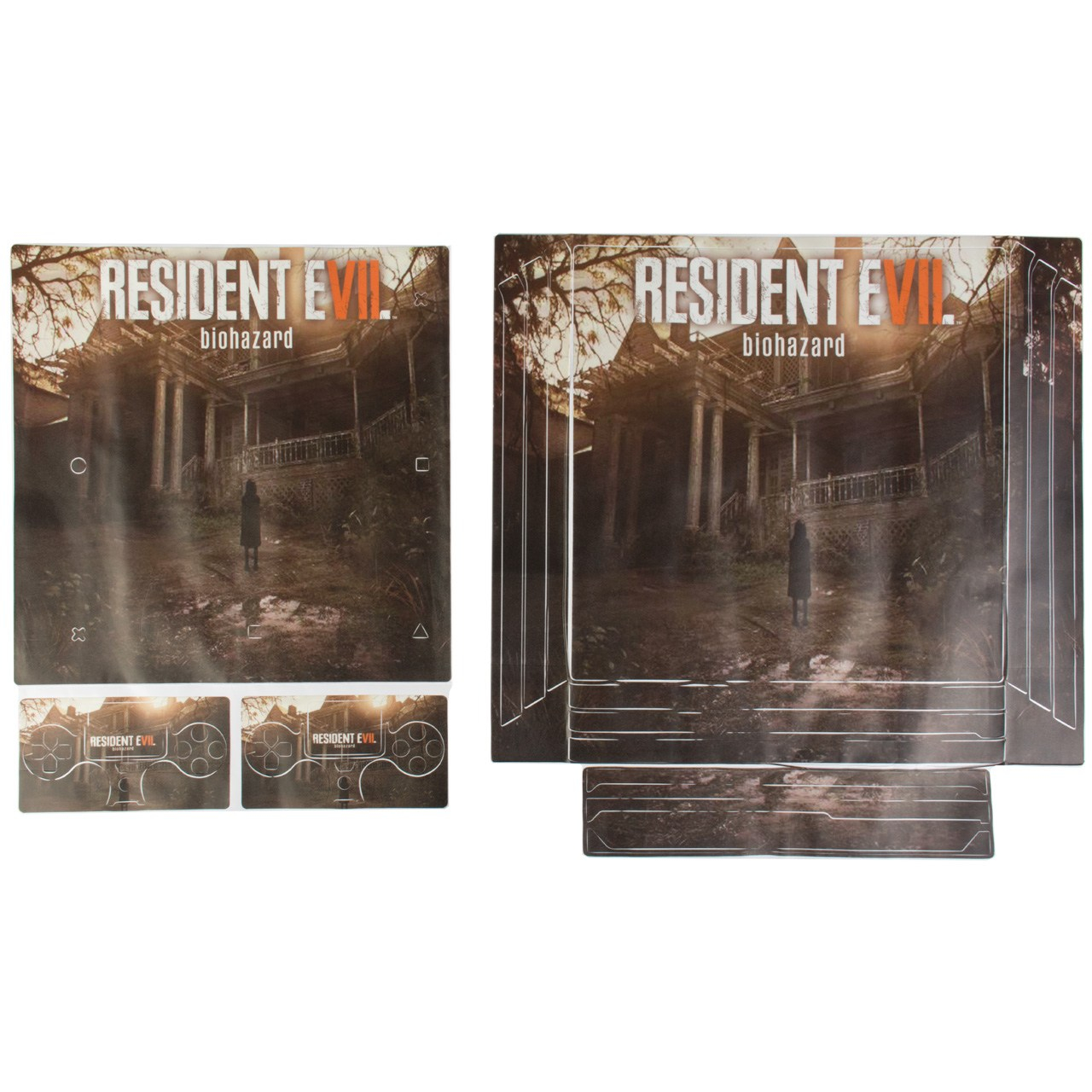 برچسب پلی استیشن 4  اسلیم مدل Resident Evil Biohazard
