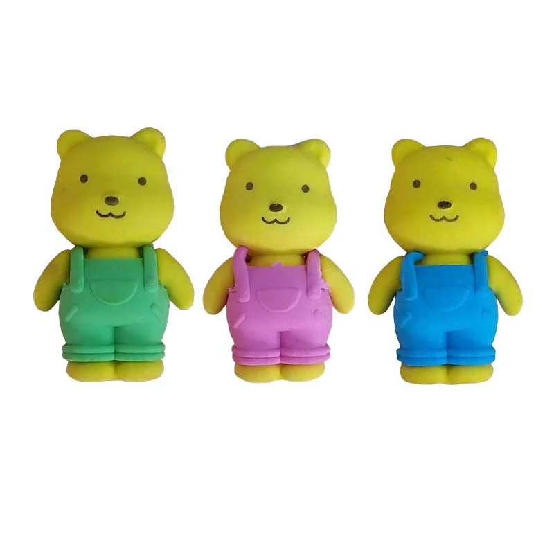پاک کن مدل خرس کد EB-09 بسته 3 عددی
