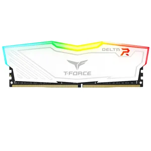رم دسکتاپ DDR4 تک کاناله 2400 مگاهرتز CL15 تیم گروپ مدل T-Force Delta RGB ظرفیت 16 گیگابایت