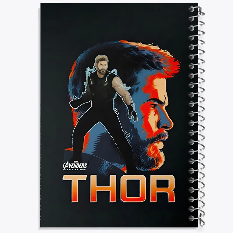 دفتر مشق 50 برگ خندالو طرح ثور مارول (Marvel) کد N5715