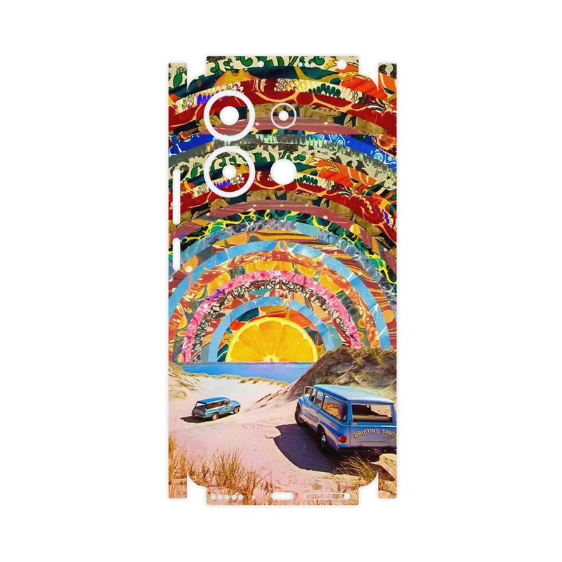 برچسب پوششی ماهوت مدل Collage of Orange Sky-FullSkin مناسب برای گوشی موبایل شیائومی Redmi Note 13 4G