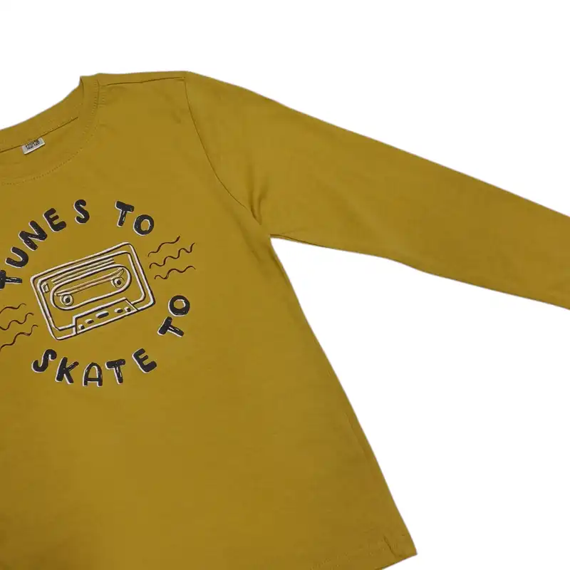 تی شرت آستین بلند بچگانه مدل SAB-28.Z