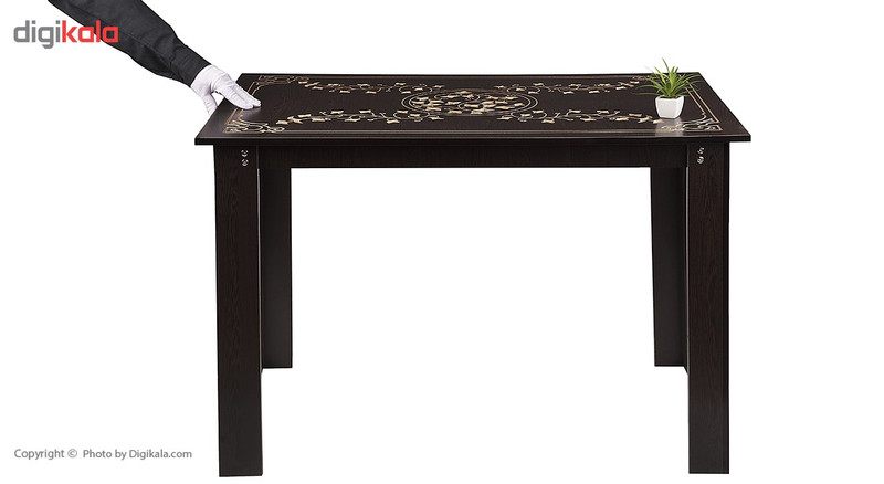 میز ناهار خوری صنایع چوب قائم کد K129 سایز 75 × 115