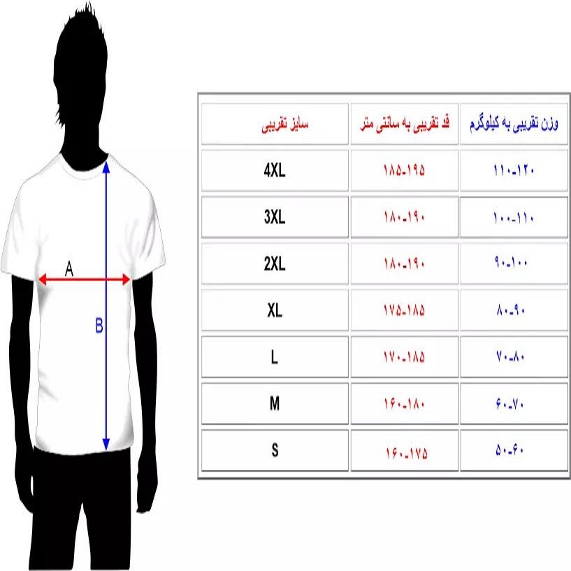 تی شرت آستین کوتاه ورزشی مردانه مروژ مدل تیم ملی ایران در جام جهانی قطر 2022 home -  - 4