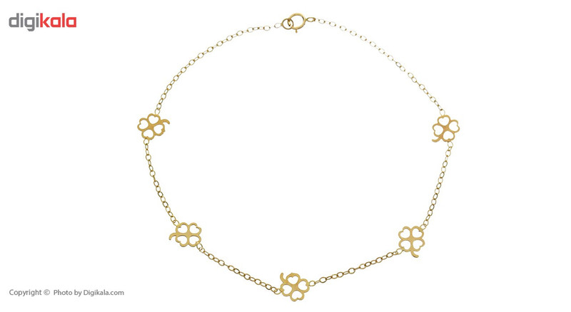 پابند طلا 18 عیار رزا مدل AK43