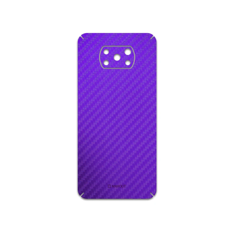 برچسب پوششی ماهوت مدل Purple-Fiber مناسب برای گوشی موبایل شیائومی Poco X3 NFC