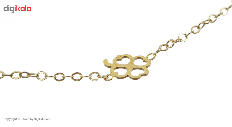 پابند طلا 18 عیار رزا مدل AK43