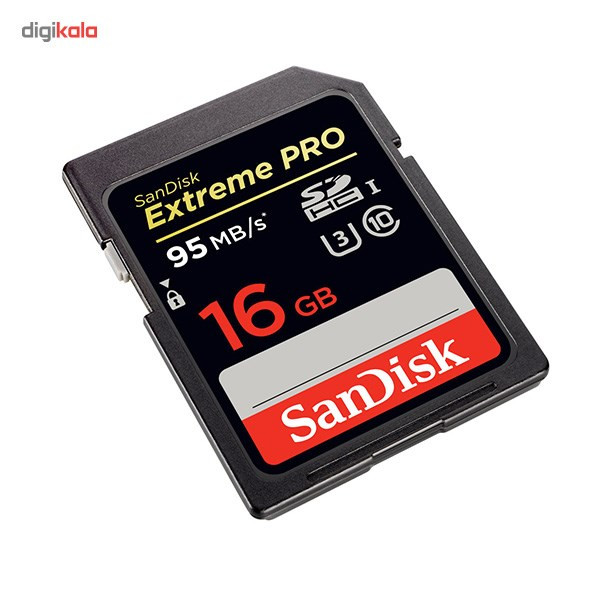 کارت حافظه SDHC سن دیسک مدل Extreme Pro کلاس 10 استاندارد UHS-I U3 سرعت 633X 95MBps ظرفیت 16 گیگابایت