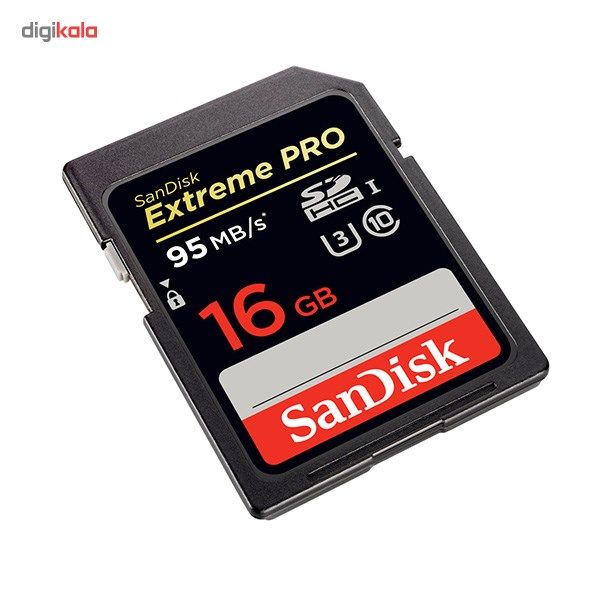 کارت حافظه SDHC سن دیسک مدل Extreme Pro کلاس 10 استاندارد UHS-I U3 سرعت 633X 95MBps ظرفیت 16 گیگابایت main 1 3