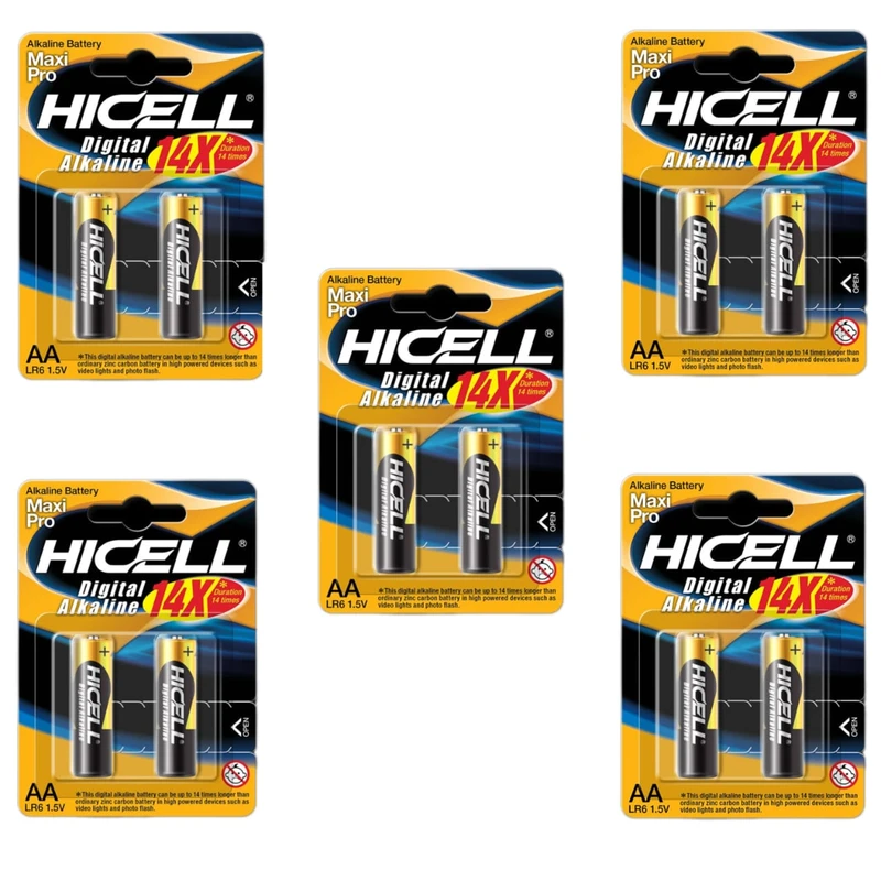 باتری قلمی هایسل مدل MAXI PRO بسته 10 عددی