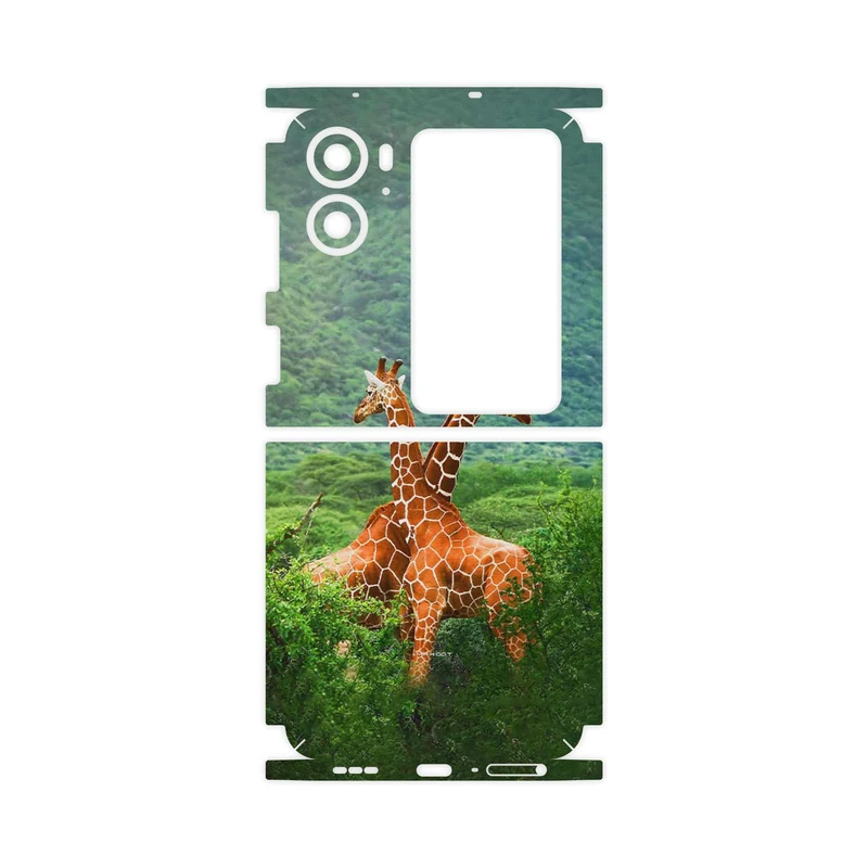 برچسب پوششی ماهوت مدل Giraffe-FullSkin مناسب برای گوشی موبایل اپو Find N2 Flip