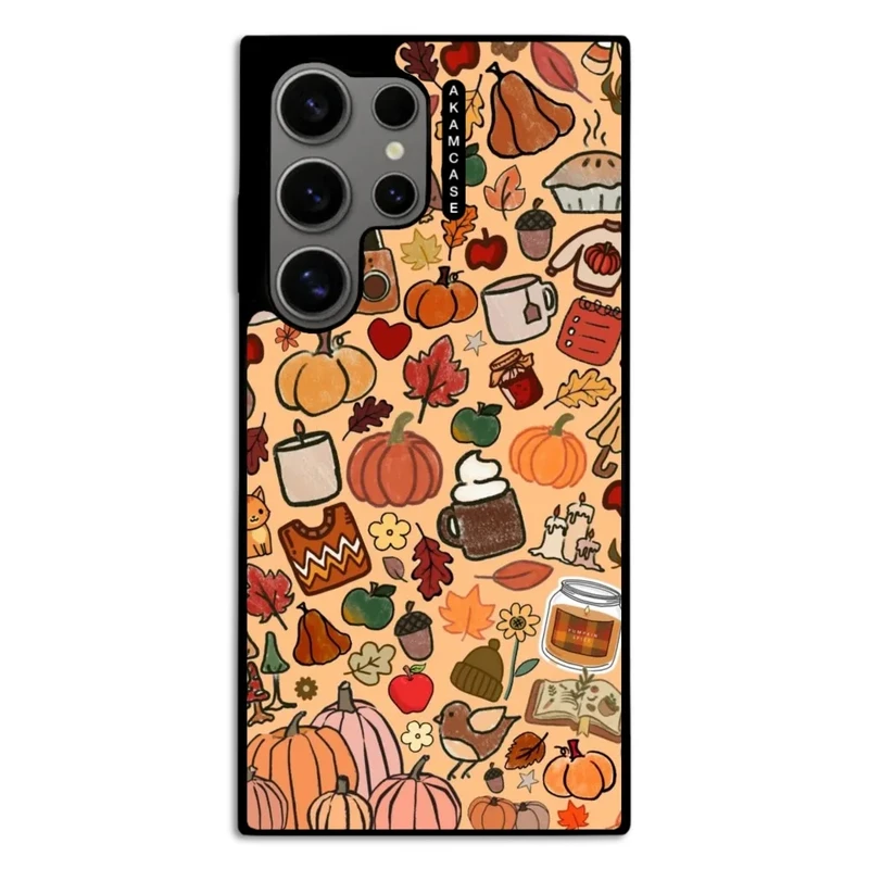 کاور آکام مدل AMC-WSGS24U-PUMPKIN-13 مناسب برای گوشی موبایل سامسونگ Galaxy S24 Ultra