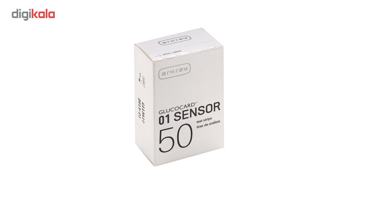 نوار تست قند خون آرکری مدل Glucocard-01 Sensor بسته 50 عددی -  - 4