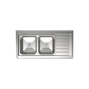 سینک ظرفشویی استیل کن مدل 9102s روکار