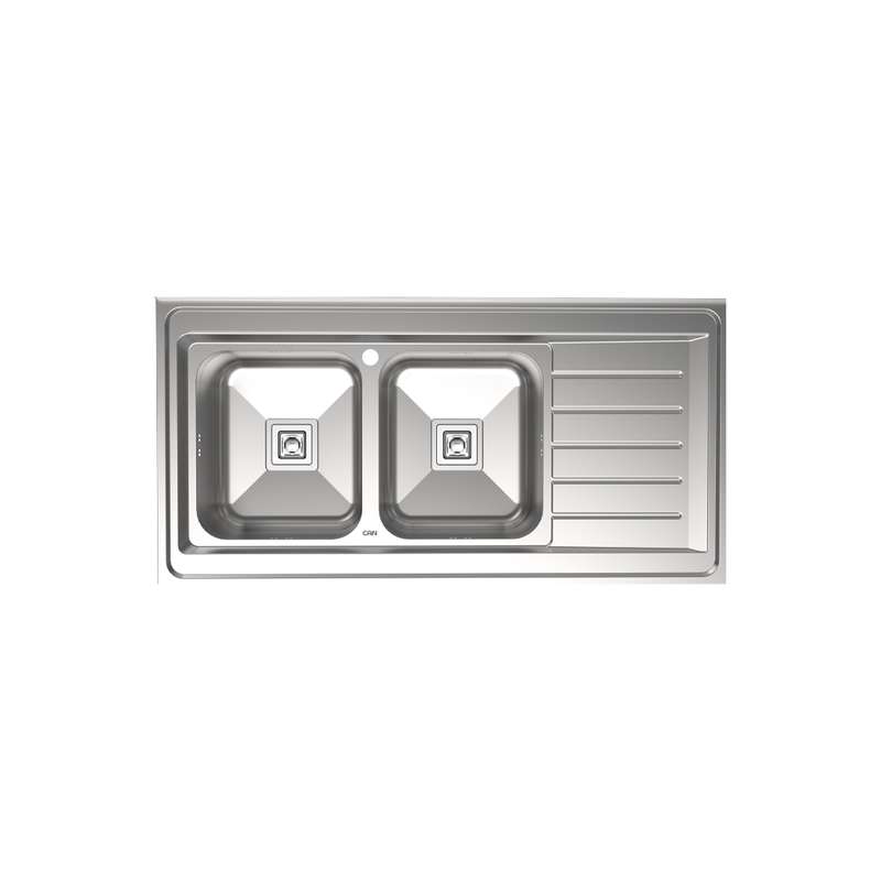 سینک ظرفشویی استیل کن مدل 9102s روکار