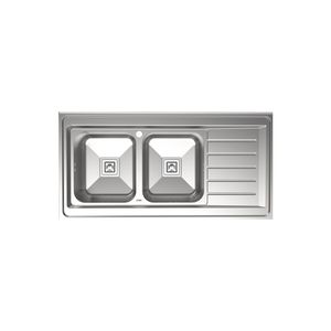 سینک ظرفشویی استیل کن مدل 9102s روکار
