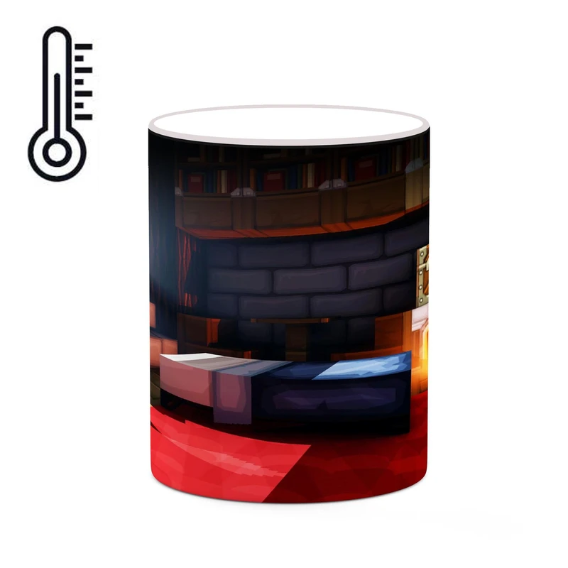 ماگ حرارتی کاکتی طرح ماینکرافت minecraft مدل mgh41384
