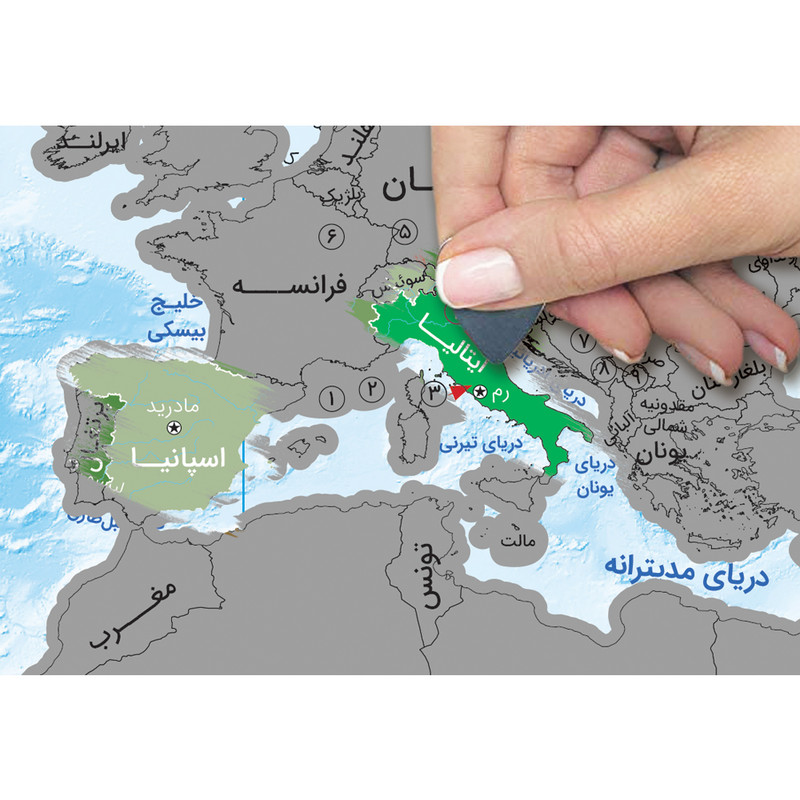 نقشه انتشارات ایرانشناسی مدل جهان کد 303