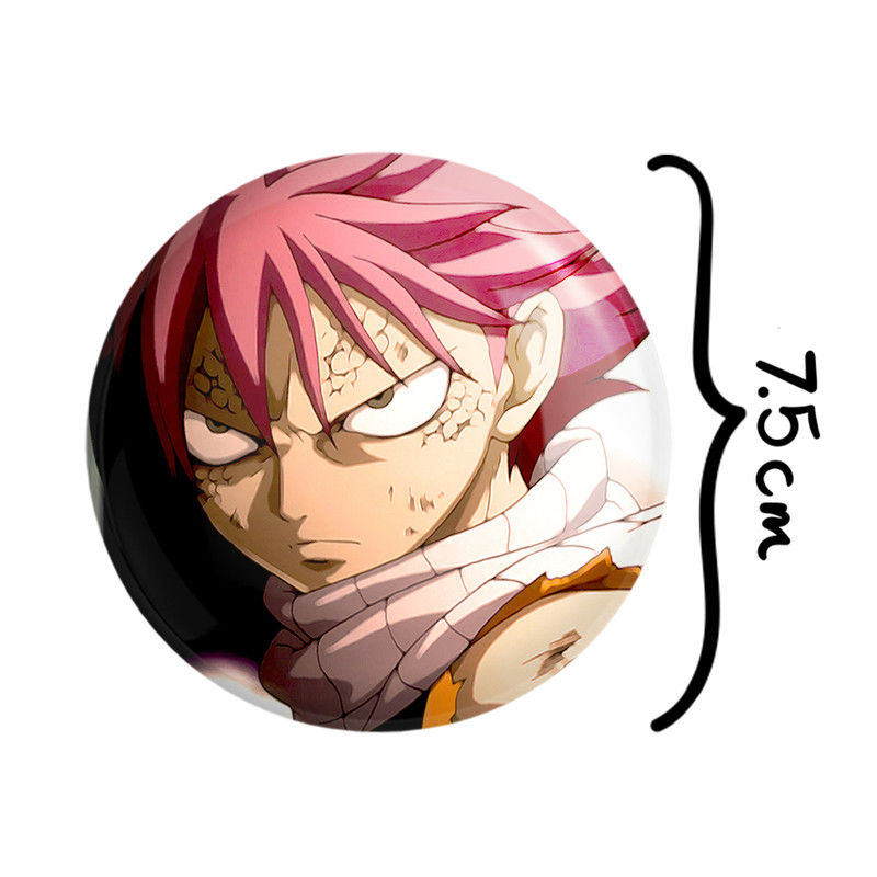 آینه جیبی خندالو مدل ناتسو انیمه فری تیل Fairy Tail  کد 16525