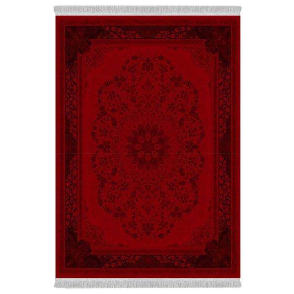 فرش پارچه‌ای دفه مدل فرشینه هازان مخمل طرح فانتزی کد 3370