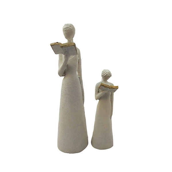 مجسمه مدل گیسو کتابخوان کد 02 مجموعه دو عددی 