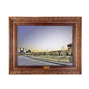 تابلو فرش ماشینی نقش نگار رضوی طرح نقش جهان کد 105C