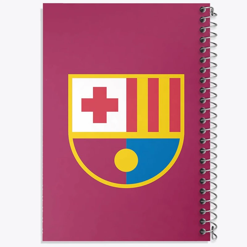 دفتر لیست خرید 50 برگ خندالو طرح باشگاه بارسلونا FC Barcelona کد 2038
