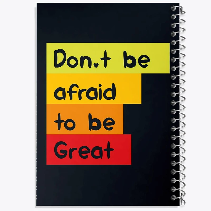 دفتر شطرنجی 50 برگ خندالو طرح جملات انگیزشی کد 24807