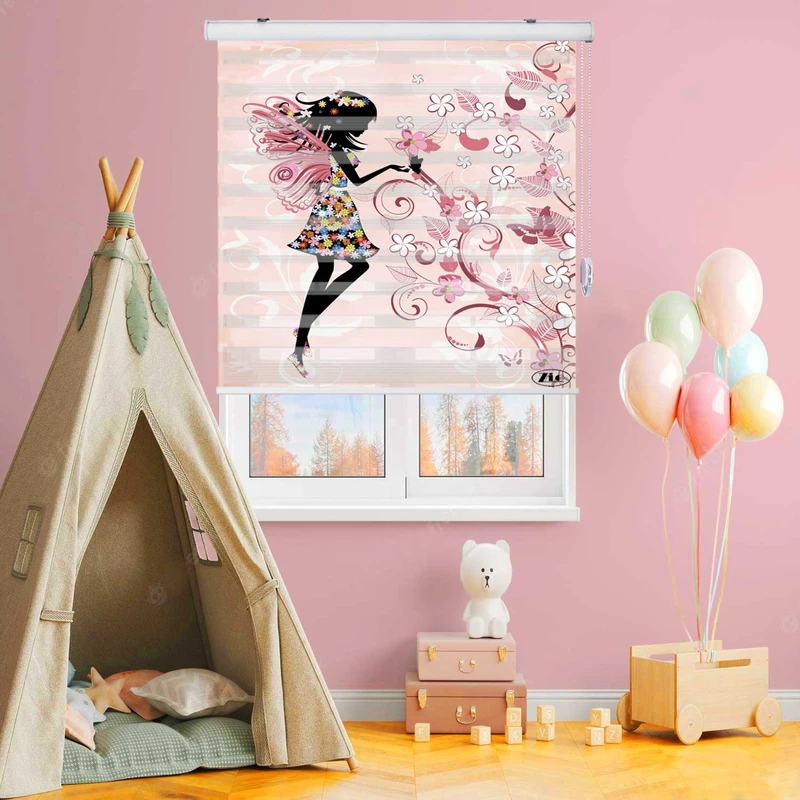  پرده زبرا زیو مدل K3134 سایز 250x150 سانتی متر