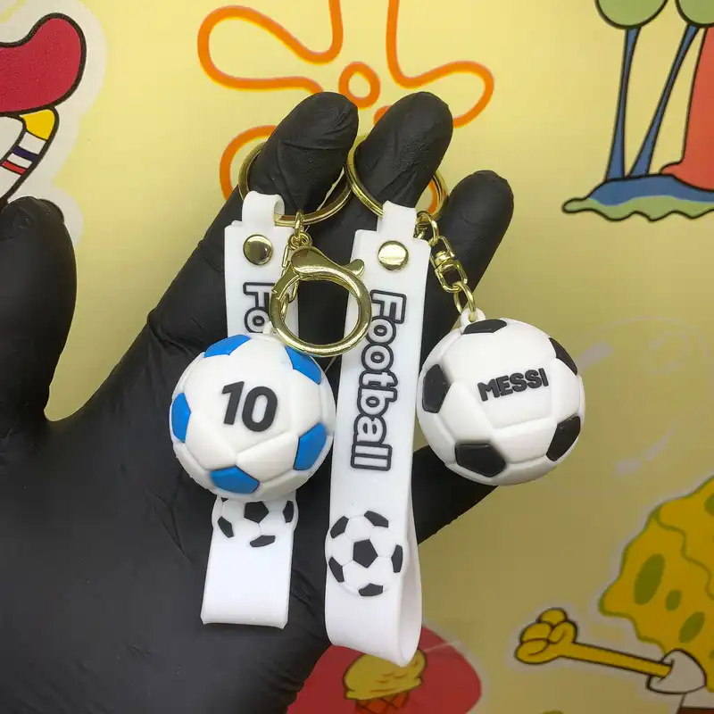 جاکلیدی مدل سیلیکونی طرح توپ لیونل مسی