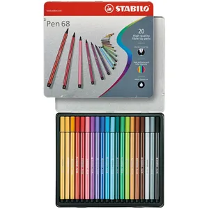 ماژیک رنگ آمیزی 20 رنگ استابیلو مدل Pen 68