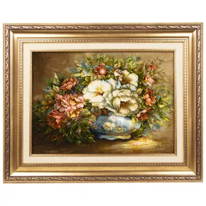 تابلو فرش دستباف سی پرشیا مدل گل در گلدان کد 902726