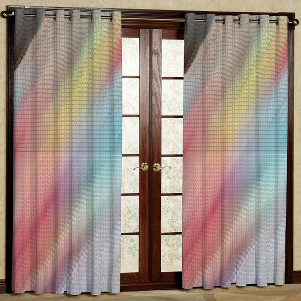 پرده مدل مخمل پانچی کد 6681 سایز 289x140 سانتی متر