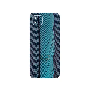 MAHOOT Turquoise feathers Cover Sticker for Realme C11 2021