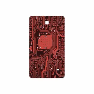 MAHOOT Red Printed Circuit Board Cover Sticker for Samsung Galaxy Tab 4 7.0 2014 T230