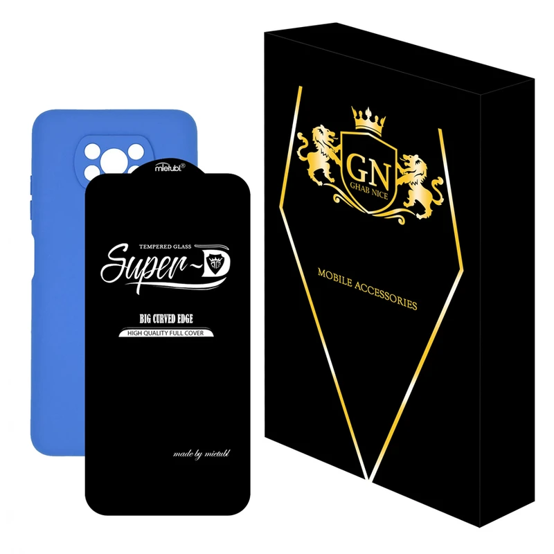 کاور مدل 2SDL مناسب برای گوشی موبایل شیائومی Poco X3 به همراه محافظ صفحه نمایش