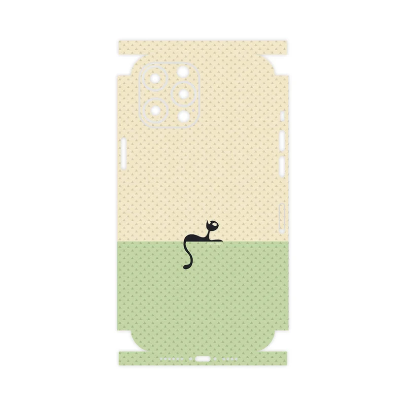 برچسب پوششی ماهوت مدل Minimal Internet Cat Icon-FullSkin مناسب برای گوشی موبایل اپل iPhone 12 Pro Max