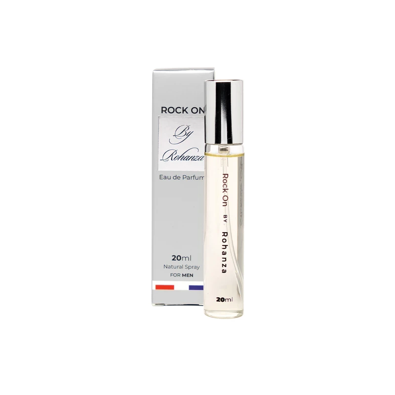 عطر جیبی مردانه روهانزا  مدل Rock On با رایحه خنک حجم ۲۰ میلی‌لیتر