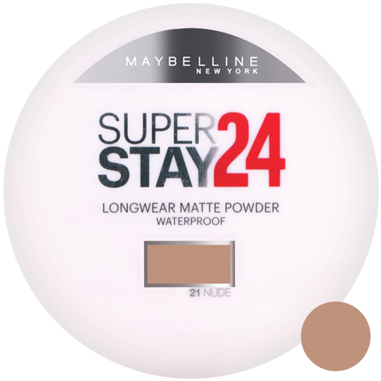 پودر مات کننده میبلین مدل Super Stay 24H شماره 21