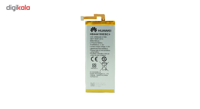 باتری موبایل مدل HB444199EBC با ظرفیت 2550mAh مناسب برای گوشی موبایل هوآوی 4c