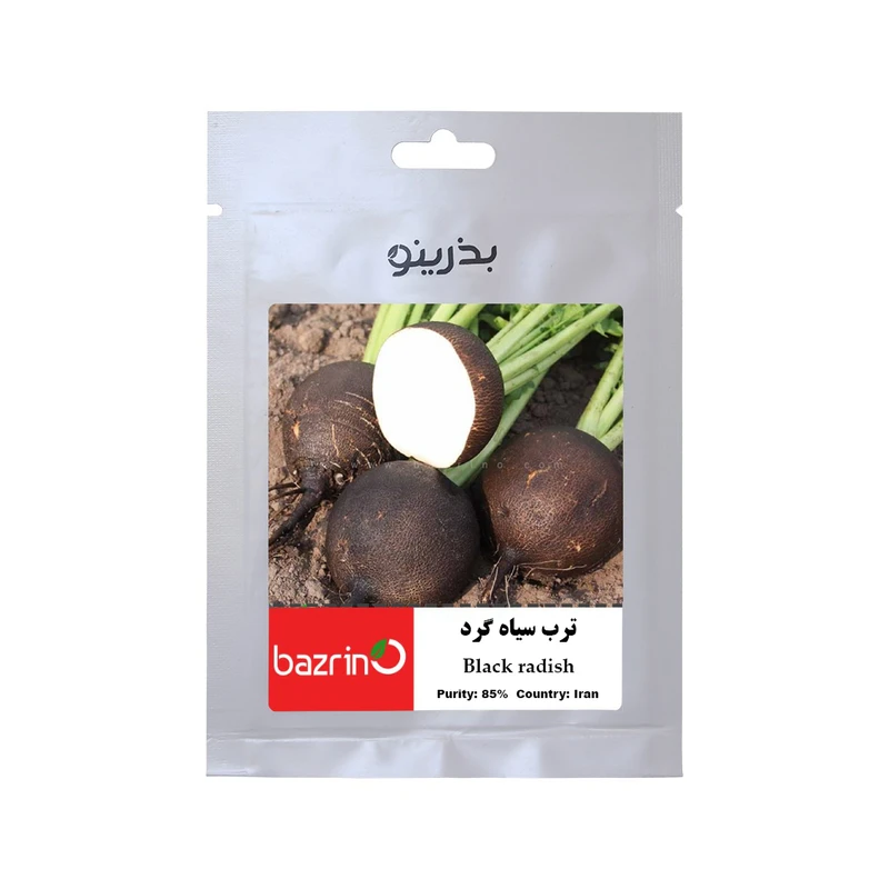 بذر ترب سیاه گرد بذرینو کد BZNO-182