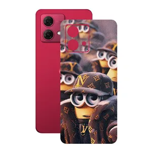 Remax cover sticker Leth model minion design suitable for Motorola Moto G84 mobile phone