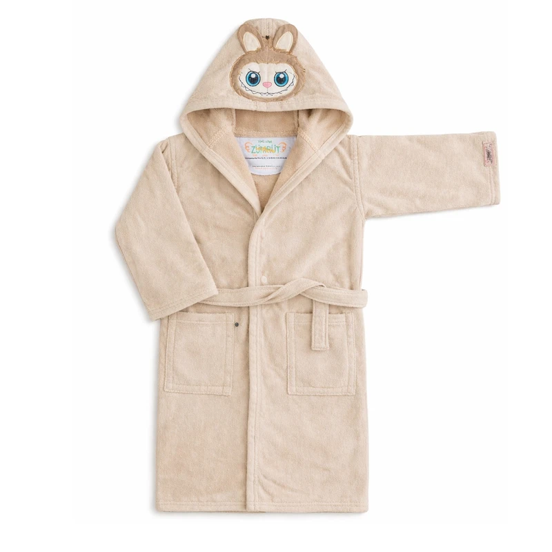 حوله پالتویی زمرد حریر مدل عروسکی طرح لبوبو سایز 90