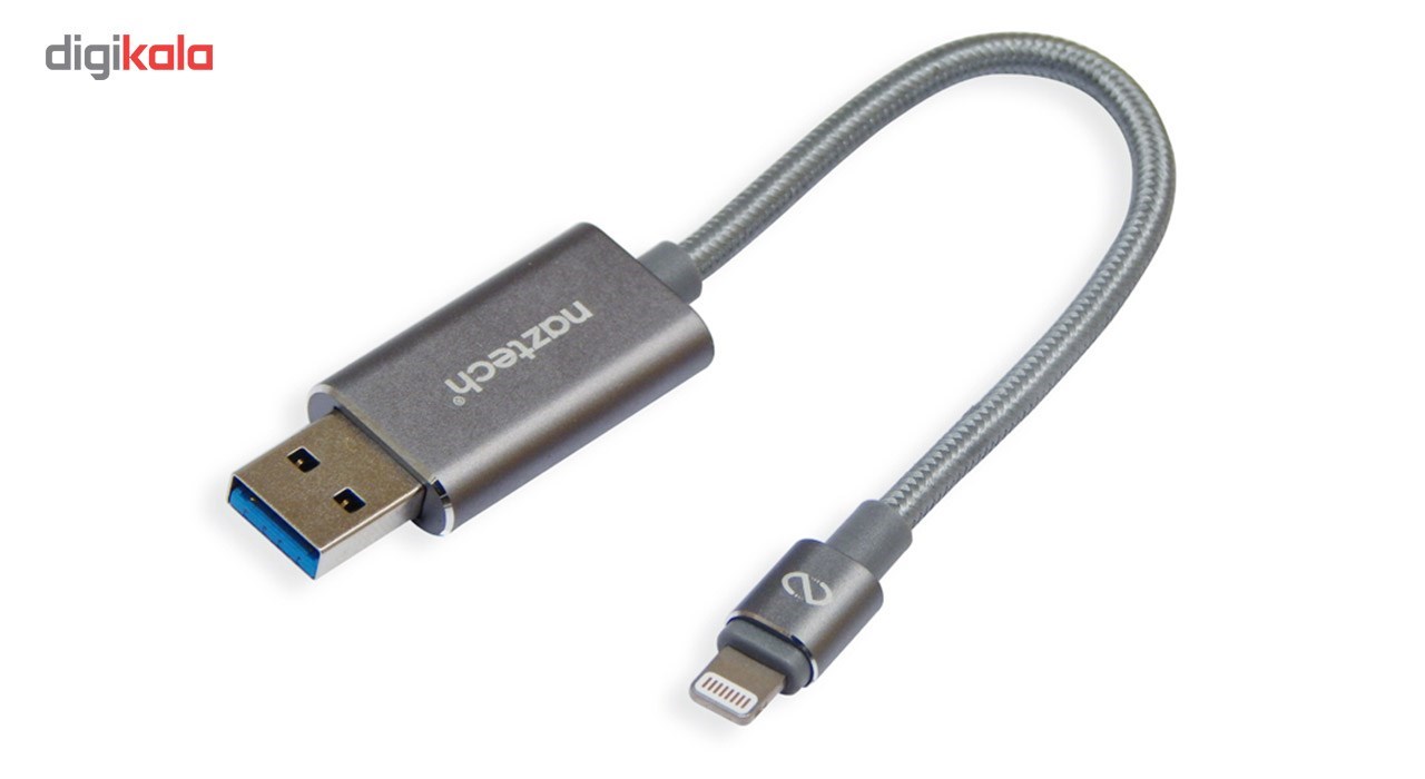 فلش مموری نزتک مدل Luv Share همراه با کابل تبدیل USB به لایتنینگ ظرفیت 128 گیگابایت