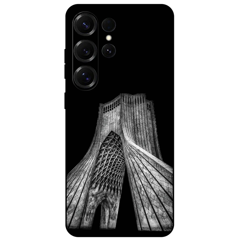 کاور مگافون طرح برج آزادی مدل 8263 مناسب برای گوشی موبایل سامسونگ Galaxy S25 Ultra