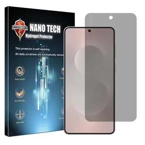 Nano tech Tough model privacy screen protector suitable for Samsung Galaxy S25 Edge mobile phone 