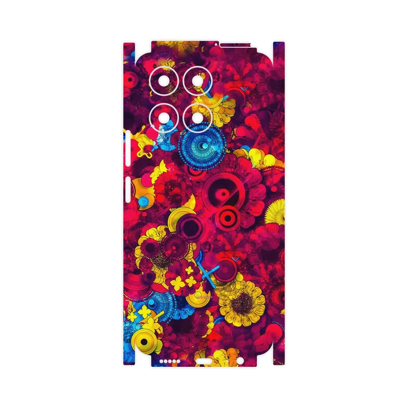 برچسب پوششی ماهوت مدل Vector Flower Garden Digital Art-FullSkin مناسب برای گوشی موبایل آنر X6a