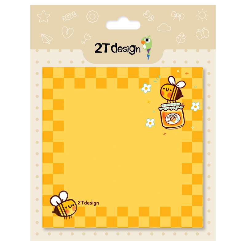 کاغذ یادداشت طوطی دیزاین مدل نوت پد طرح زنبور کد NP-02 کاغذ یادداشت طوطی دیزاین مدل نوت پد طرح زنبور کد NP-02
