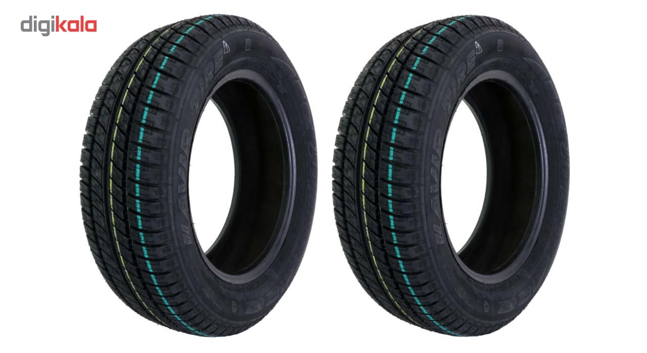 لاستیک خودرو کویر تایر مدل KB16 سایز 175/60R13 - دو حلقه