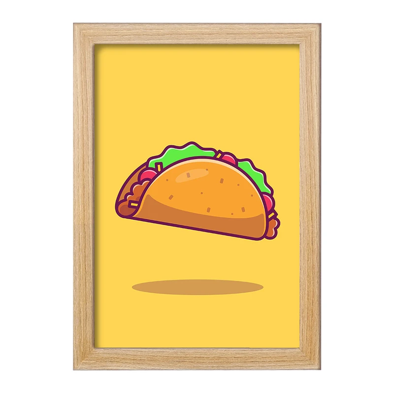 تابلو خندالو مدل فست فود تاکو کد 29466